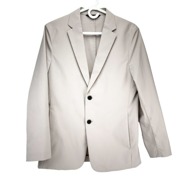 UNIQLO x THEORY AirSense Jacket Ultra Light Light Gray/Stone Men's Blazer XS - Picture 2 of 9